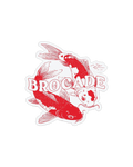 BROCADE AQUA SPIRIT STICKER (RED)