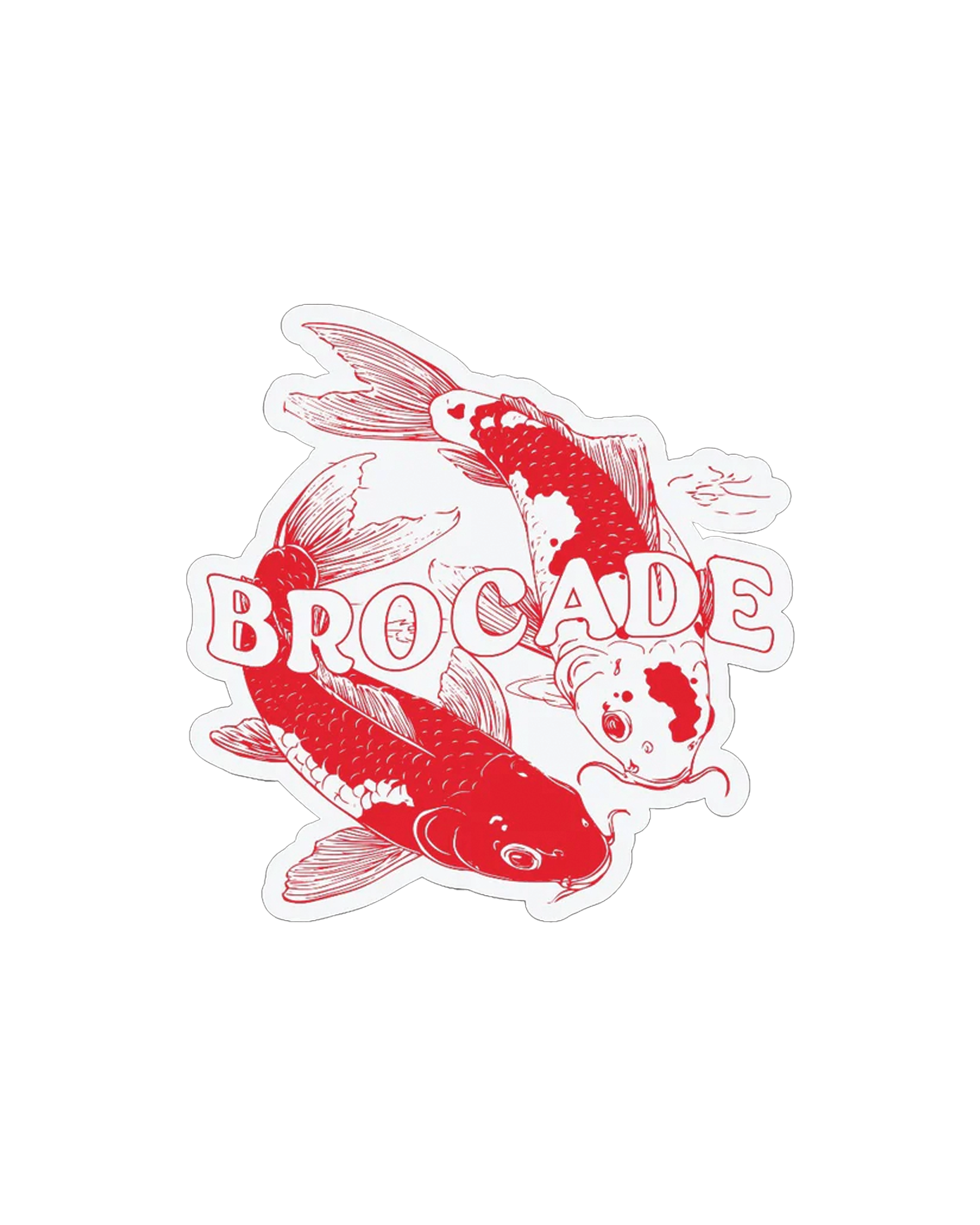 BROCADE AQUA SPIRIT STICKER (RED)