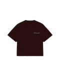 WAFFLE BASIC TEE (MAROON)