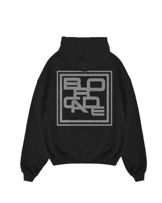 Mongram Black Hoodie Back