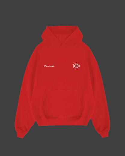 RED BASIC HOODIE