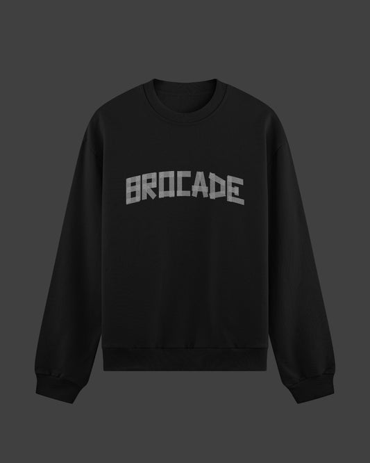 BROCADE TAPE SWEATSHIRT (BLACK)