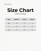 SCRIPT HOODIE