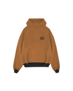BEIGE SUEDE HOODIE