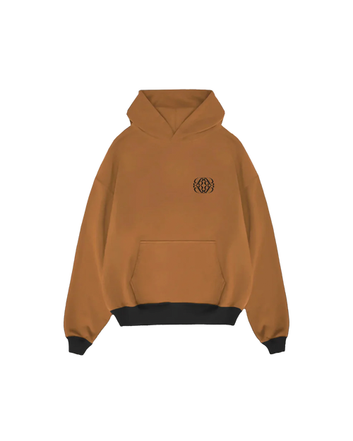 BEIGE SUEDE HOODIE