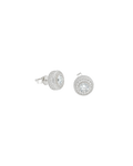 BROCADE ICEPULSE ROUND STUD EARRINGS