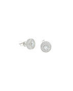 BROCADE ICEPULSE ROUND STUD EARRINGS