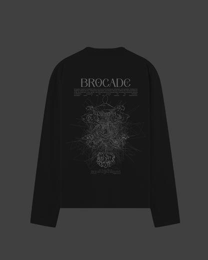 BROCADEISM BLACK SWEATSHIRT