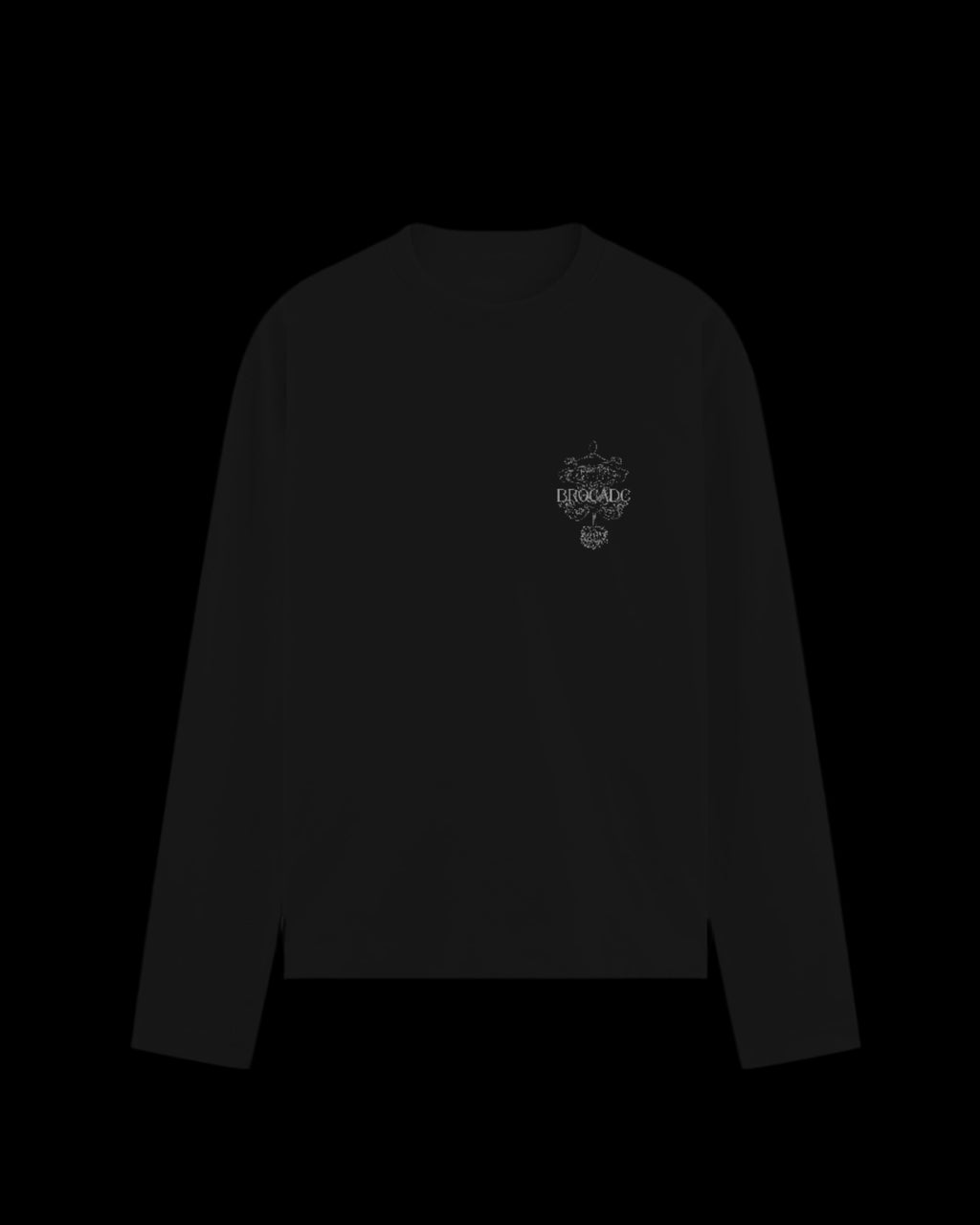 BROCADEISM BLACK SWEATSHIRT
