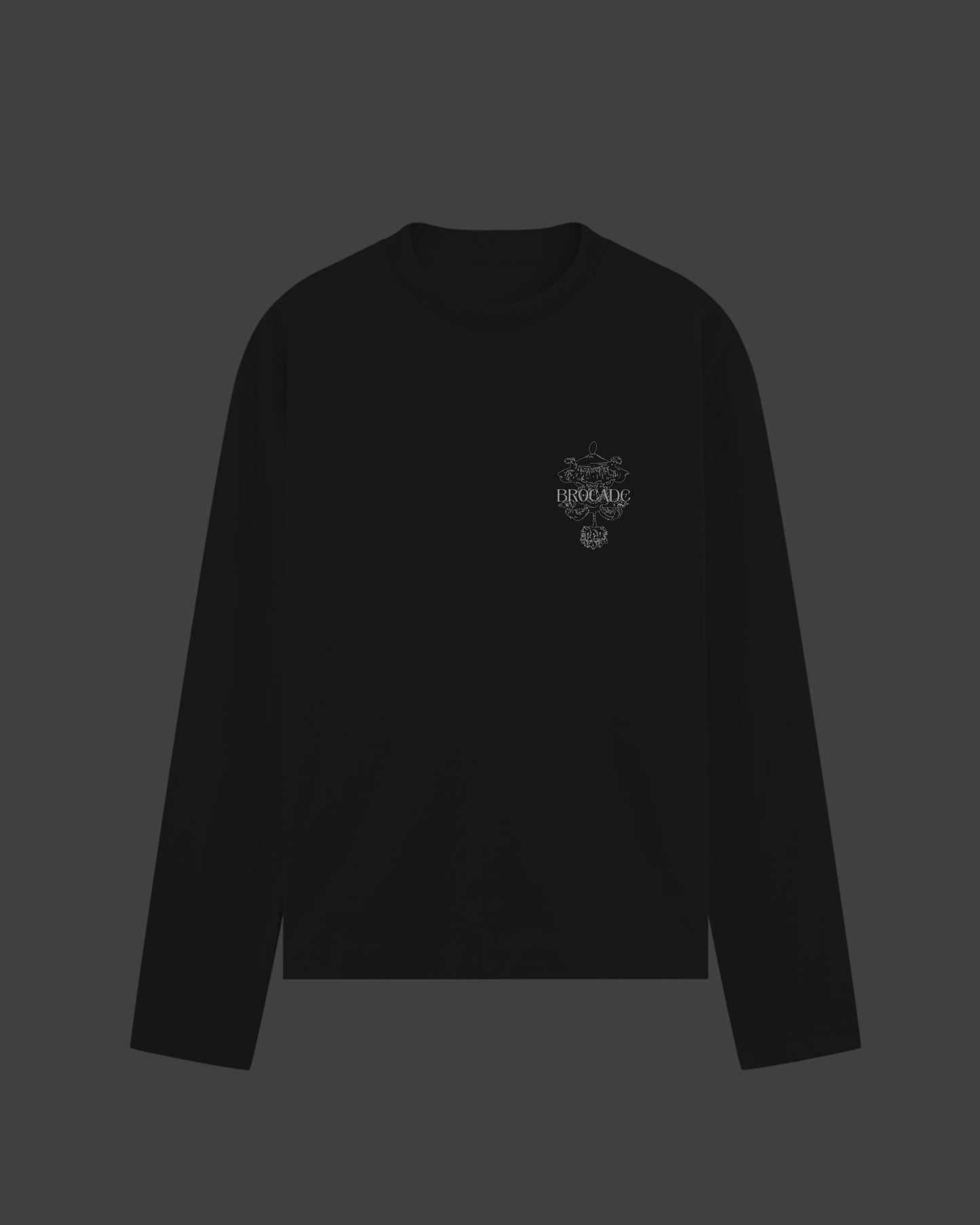 BROCADEISM BLACK SWEATSHIRT