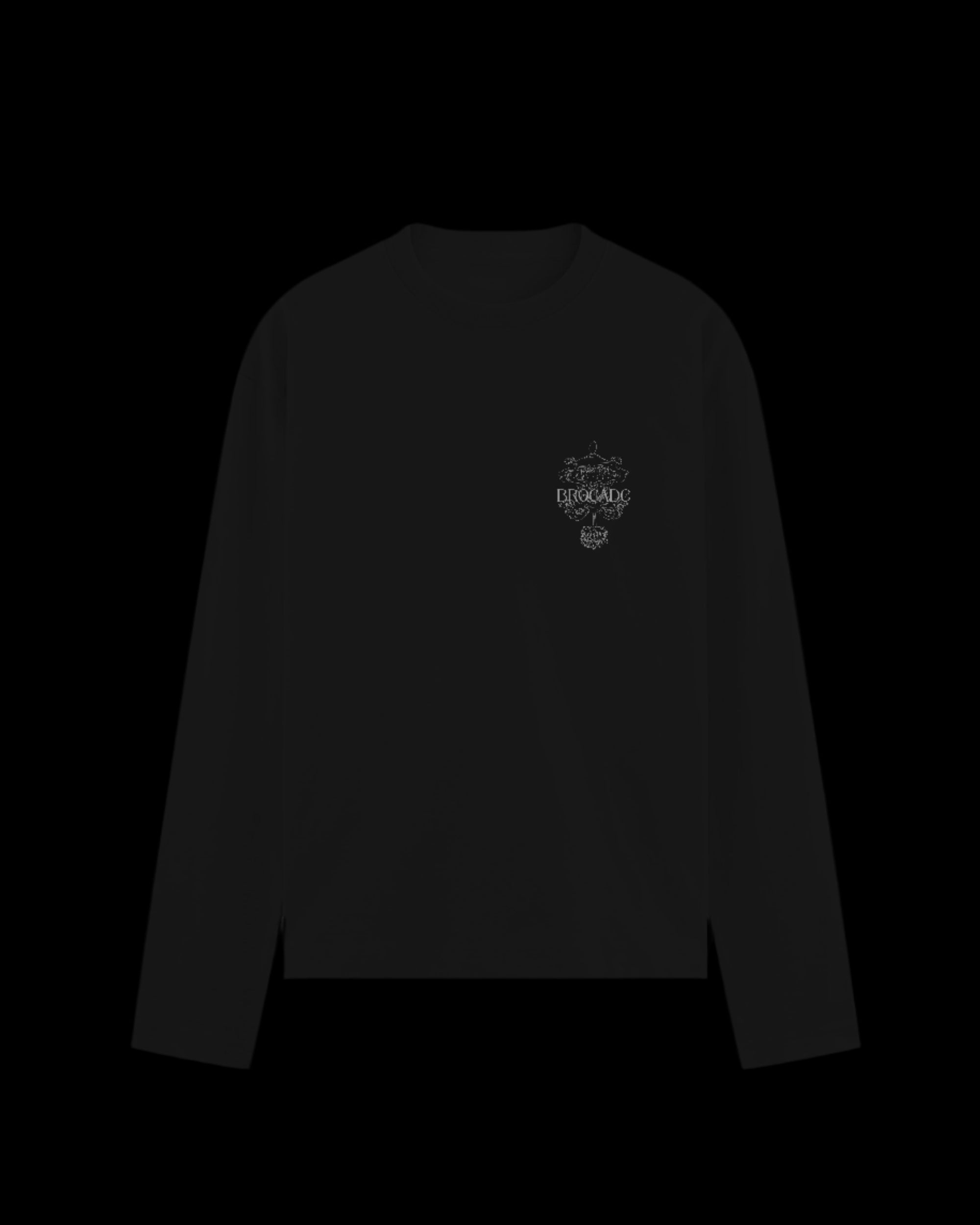 BROCADEISM BLACK SWEATSHIRT