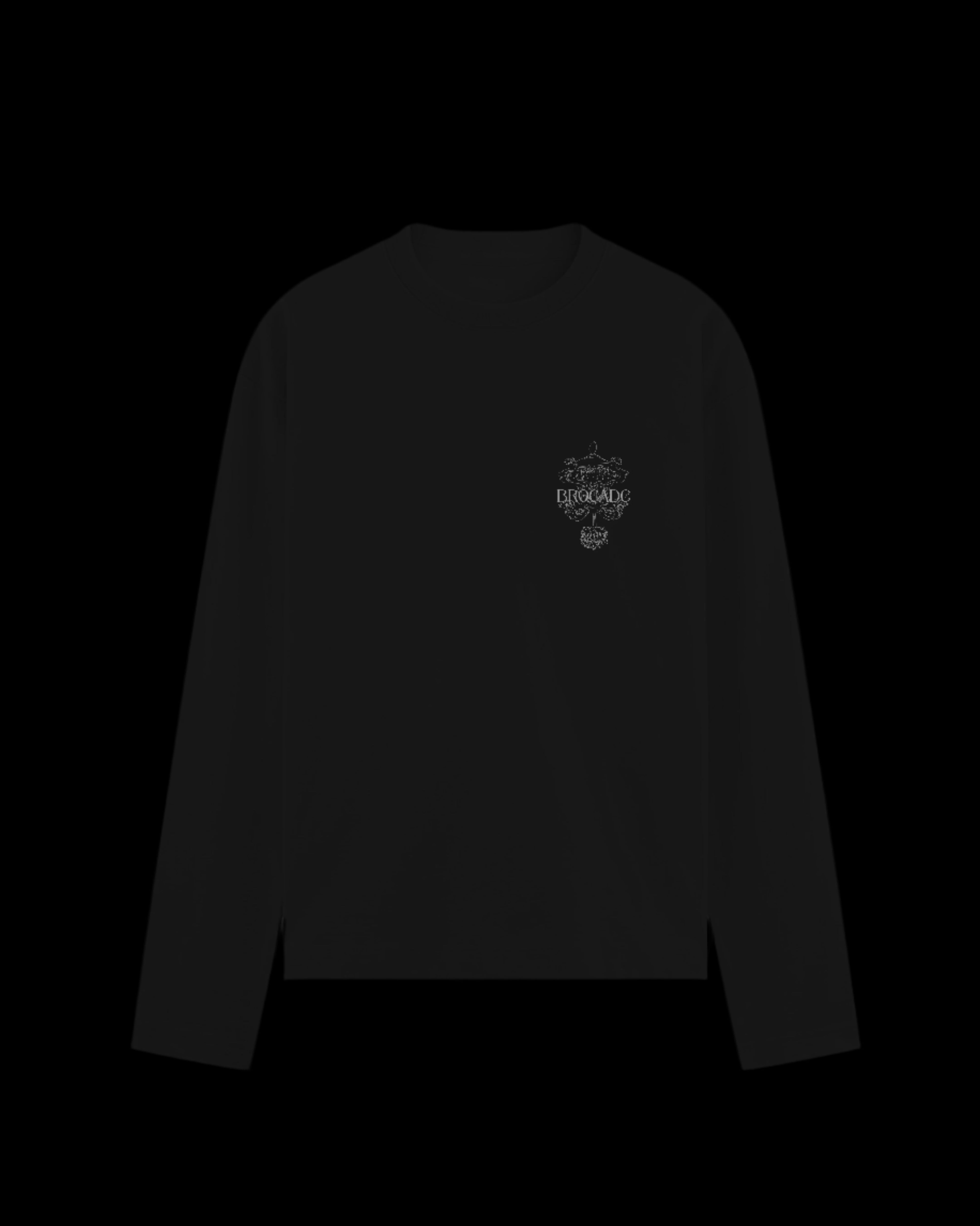BROCADEISM BLACK SWEATSHIRT