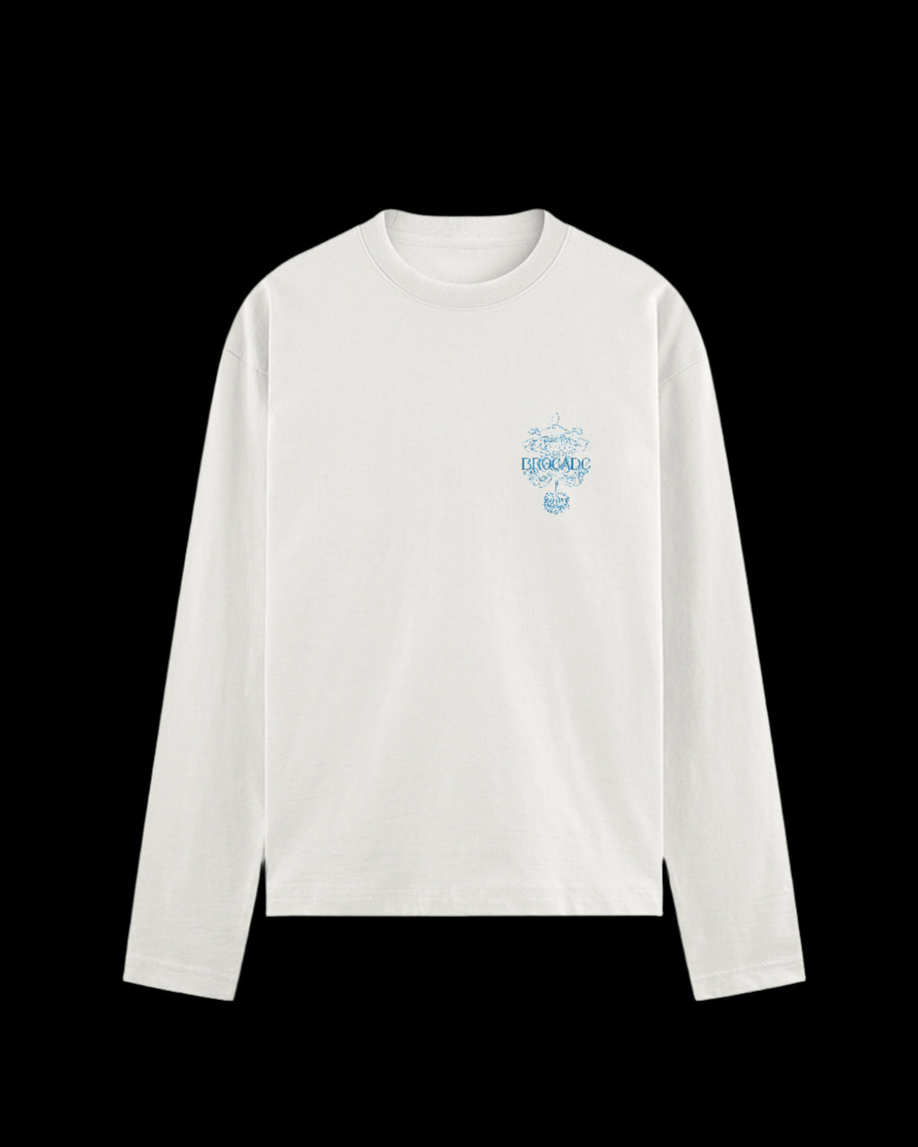 BROCADEISM WHITE SWEATSHIRT