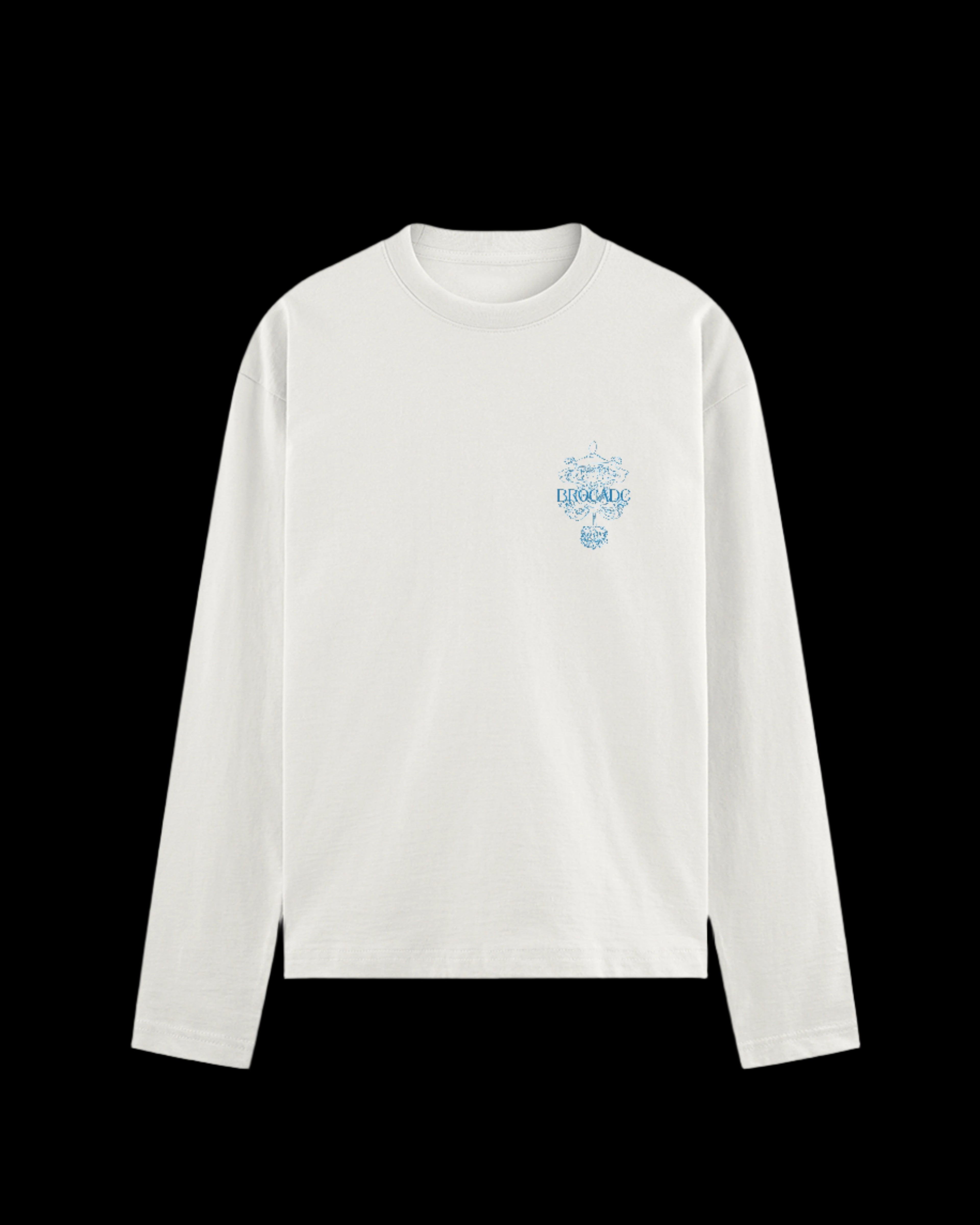 BROCADEISM WHITE SWEATSHIRT