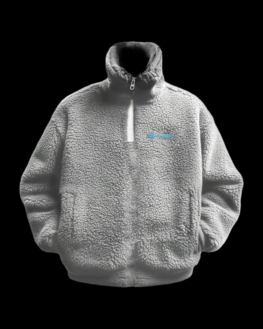 WHITE FUR PULLOVER