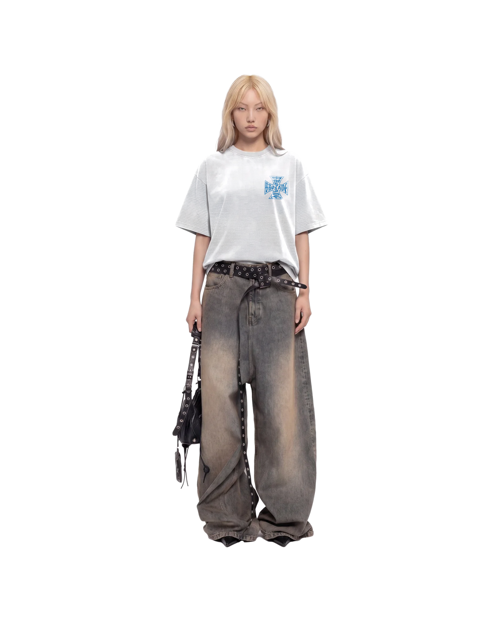 CROSSOVER TEE WHITE