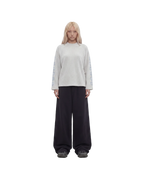CROSSOVER RAGLAN SWEATSHIRT WHITE