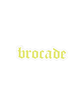 BOLD BROCADE STICKER (YELLOW)